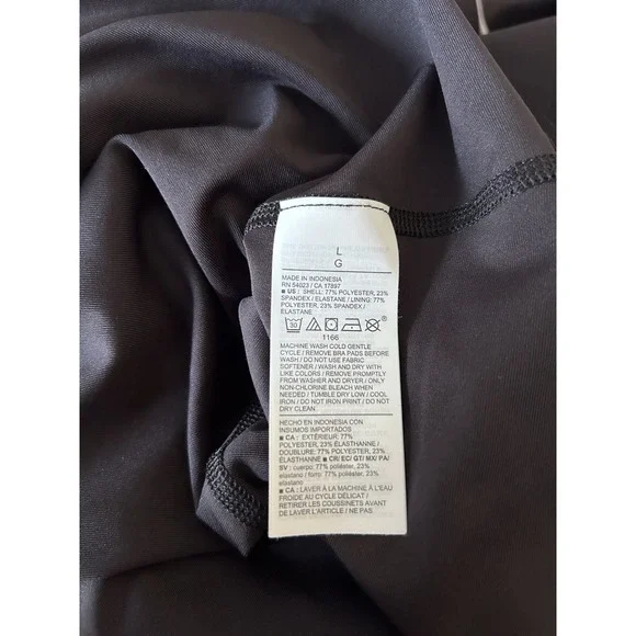 Old Navy Powersoft Athletic Dress Black Size Large NWT Built In Bra And Shorts - Picture 7 of 7